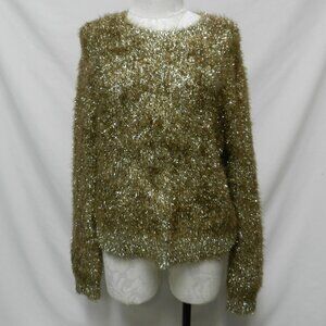 Rachel Roy gold Pullover Sweater top Tencel Garland Christmas NEW NWT 2XL XXL